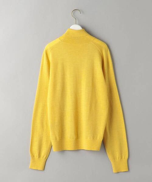 BEAUTY&YOUTH UNITED ARROWS（ビューティーアンドユースユナイテッドアローズ）の「ウール タートルネック ニット プルオーバー（ニット/セーター・レディース・ホワイト/ダークブラウン/イエロー・FREE）」の4枚目の写真