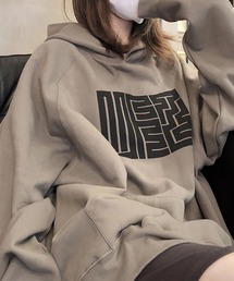 裏毛フード付きスウェット
