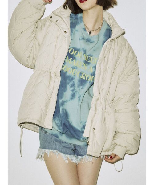 jouetie（ジュエティ）の「キルティングパッファーコート（その他アウター・レディース・イエロー/ブラック/パープル/アイボリー・MEDIUM）」の21枚目の写真