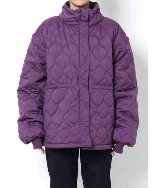 jouetie（ジュエティ）の「キルティングパッファーコート（その他アウター・レディース・イエロー/ブラック/パープル/アイボリー・MEDIUM）」の15枚目の写真