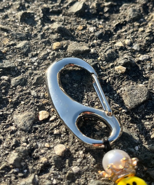 セール】【1004ST】シルバー カラビナ キーリング キーチェーン(MA