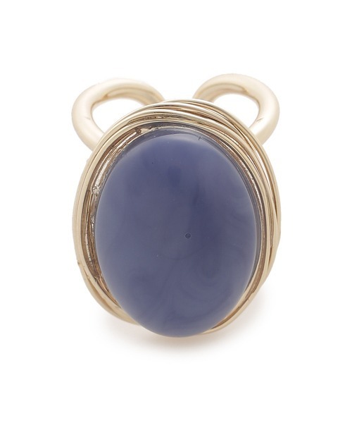 LILY BROWN（リリーブラウン）の「レジンストーンリング（リング・レディース・シルバー/ブルー/ゴールド・FREE）」の2枚目の写真