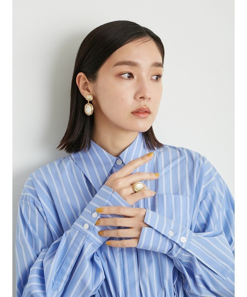 LILY BROWN（リリーブラウン）の「レジンストーンリング（リング・レディース・シルバー/ブルー/ゴールド・FREE）」の6枚目の写真