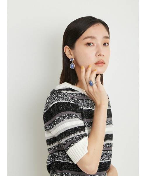 LILY BROWN（リリーブラウン）の「レジンストーンリング（リング・レディース・シルバー/ブルー/ゴールド・FREE）」の9枚目の写真