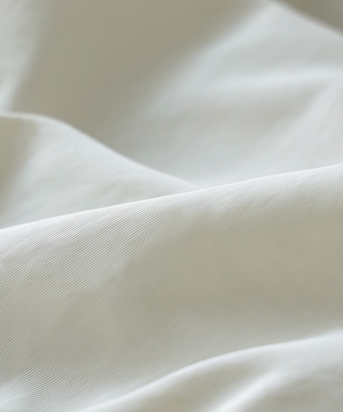 etoll.（エトル）の「スタンドベルトフェイクペディンジャケット（ダウンジャケット/コート・レディース・ライトカーキ/アイボリー/ブラック・M）」の16枚目の写真