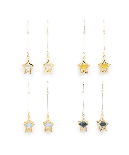 gargle（ガーグル）の「星型フレームピアスstar flame Ⅱ  