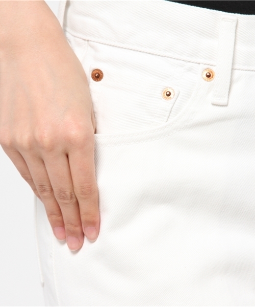 MOUSSY（マウジー）の「DENIM MINI SK（デニムスカート・レディース・ライトブルー/ホワイト・1/2/0）」の10枚目の写真