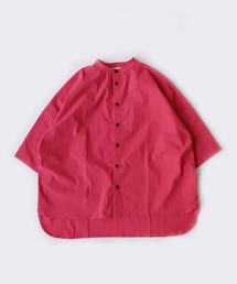 [ yarmo ] Oversized Half Sleeve Shirt　オーバーサイズハーフスリーブシャツ