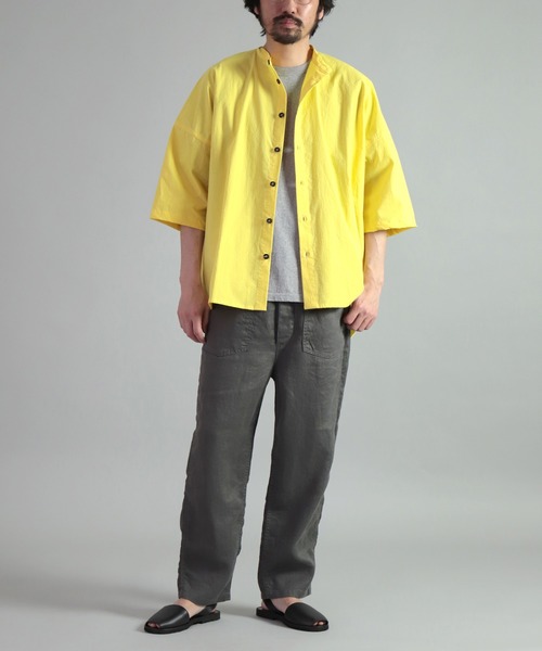 ヤーモ Yarmo 22SS OVERSIZED SHIRTS ロングシャツ YAR-S11 イエロー サイズ：Free 楽天市場】セールYarmo OVERSIZED SHIRTSオーバーサイズ ロング