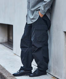 【LA BOUCLE / ラブークル】HUGEASY カーゴパンツ コットン/ナイロン