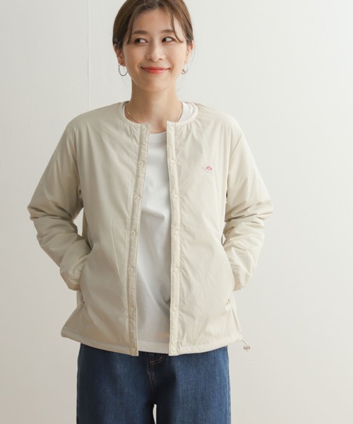 DANTON（ダントン）の「DANTON　INSULATION JACKET（その他アウター・レディース・ブラック/アイボリー/ライトカーキ・MEDIUM）」の4枚目の写真