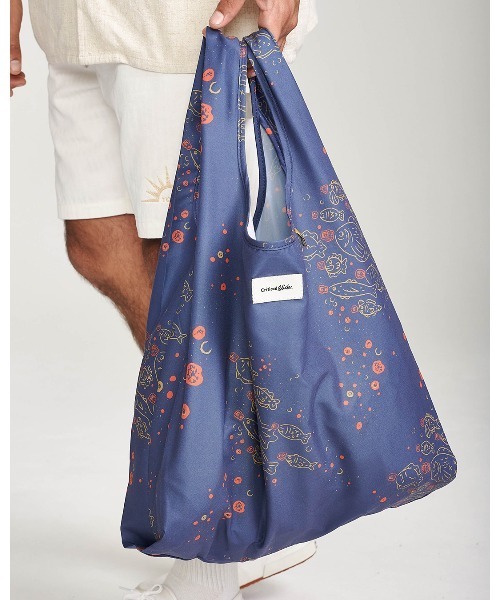 TCSS(ティーシーエスエス)の「ECO BAG/Critical Slide(クリティカルスライド)TCSSエコショッピングバッグ(エコバッグ/サブバッグ・メンズ・ブルー・FREE)」の6枚目の写真