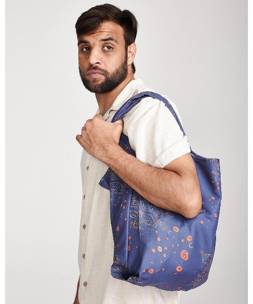 TCSS(ティーシーエスエス)の「ECO BAG/Critical Slide(クリティカルスライド)TCSSエコショッピングバッグ(エコバッグ/サブバッグ・メンズ・ブルー・FREE)」の7枚目の写真
