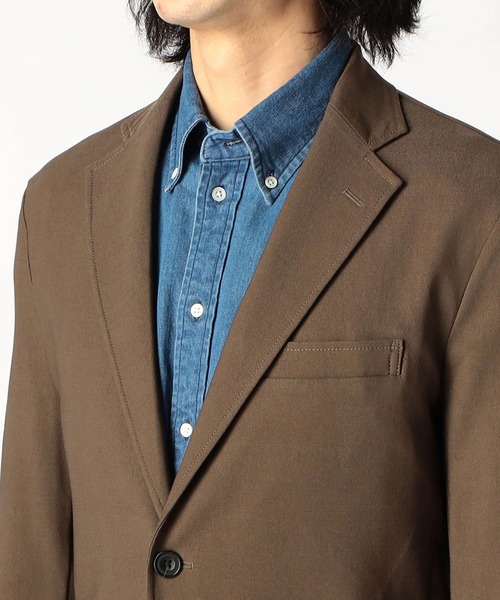 Grand PARK（グランドパーク）の「ストレッチツイルジャケット（テーラードジャケット・メンズ・チャコールグレー/ブラック/カーキ/ネイビー・SMALL/MEDIUM/LARGE）」の11枚目の写真