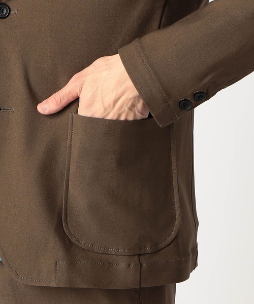 Grand PARK（グランドパーク）の「ストレッチツイルジャケット（テーラードジャケット・メンズ・チャコールグレー/ブラック/カーキ/ネイビー・SMALL/MEDIUM/LARGE）」の13枚目の写真