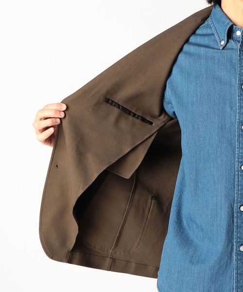 Grand PARK（グランドパーク）の「ストレッチツイルジャケット（テーラードジャケット・メンズ・チャコールグレー/ブラック/カーキ/ネイビー・SMALL/MEDIUM/LARGE）」の16枚目の写真