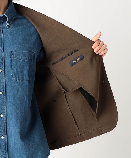 Grand PARK（グランドパーク）の「ストレッチツイルジャケット（テーラードジャケット・メンズ・チャコールグレー/ブラック/カーキ/ネイビー・SMALL/MEDIUM/LARGE）」の17枚目の写真