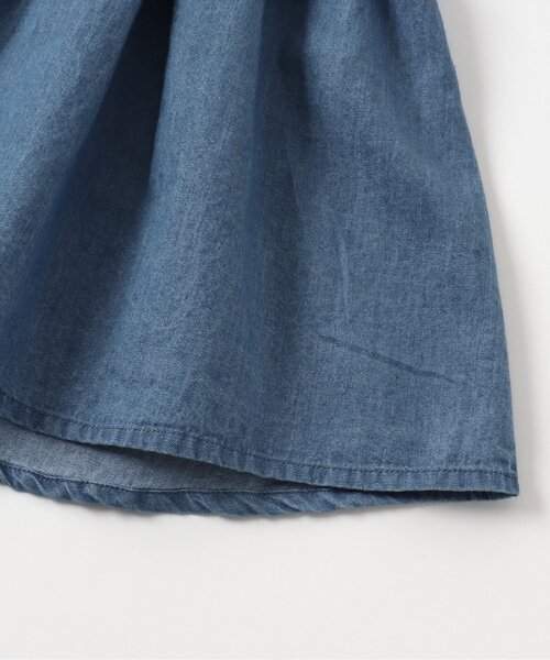 FILA（フィラ）の「FILA ロゴ刺繍ドッキングワンピース（ワンピース・キッズ・イエロー/アイボリー・90/100/110/120/80/130/140）」の4枚目の写真