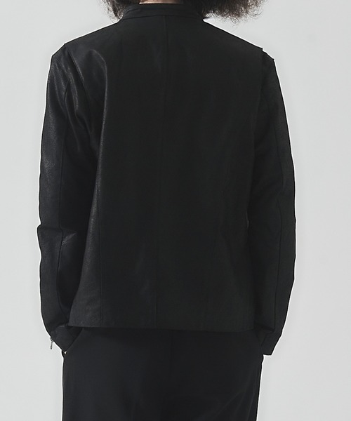 Sakka（サッカ）の「レザーブルゾン（ブルゾン・メンズ・ブラック・MEDIUM）」の4枚目の写真