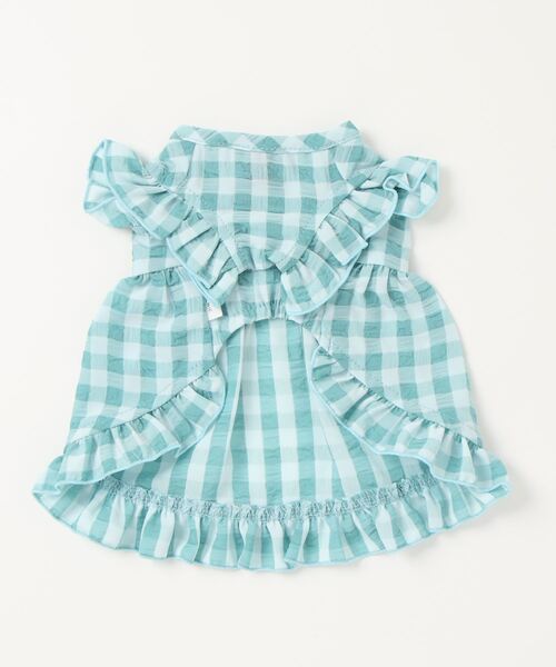 ROPE' PICNIC(ロペピクニック)の「ROPE' PICNIC/チェック柄Aラインワンピース(ペットウェア・レディース・パープル/ネイビー/グリーン・XS/L/M/2XS/2L/S/2M)」の17枚目の写真