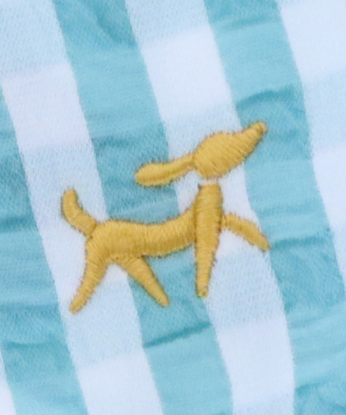 ROPE' PICNIC(ロペピクニック)の「ROPE' PICNIC/チェック柄Aラインワンピース(ペットウェア・レディース・パープル/ネイビー/グリーン・XS/L/M/2XS/2L/S/2M)」の15枚目の写真