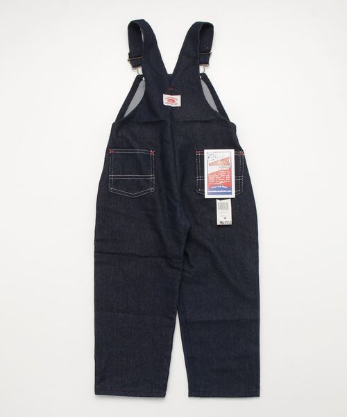 ROUND HOUSE（ラウンドハウス）の「【T16】【ROUND HOUSE/ラウンドハウス】KIDS PREMIUM BLUE DENIM BIB OVERALL RH7（サロペット/オーバーオール・キッズ・ブルー・4/6/7/5）」の2枚目の写真