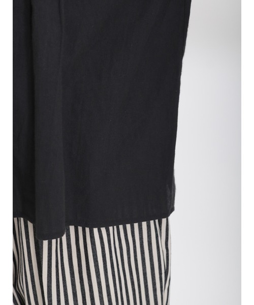 Samansa Mos2（サマンサ モスモス）の「前後着スタンドレース襟ブラウス（シャツ/ブラウス・レディース・ブラック/オフホワイト/ブルー・ﾌﾘ-）」の19枚目の写真