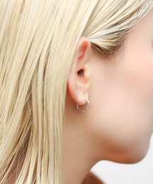 セール】『SILVER925』14mmツイストフープピアス（ピアス（両耳用