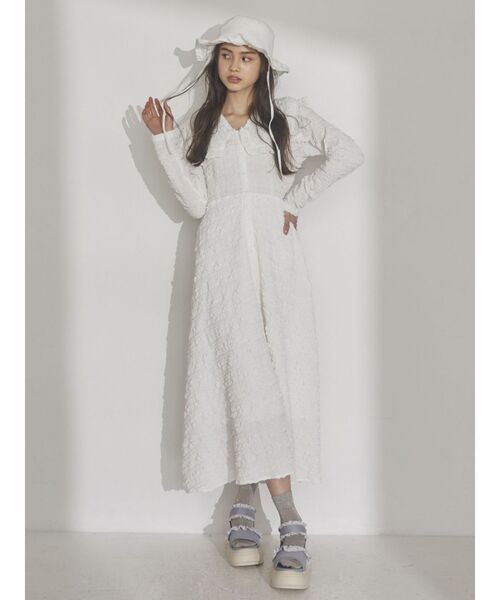 merry jenny(メリージェニー)の「frillキャンバスHAT(ハット・レディース・ブラック/オフホワイト・FREE)」の22枚目の写真