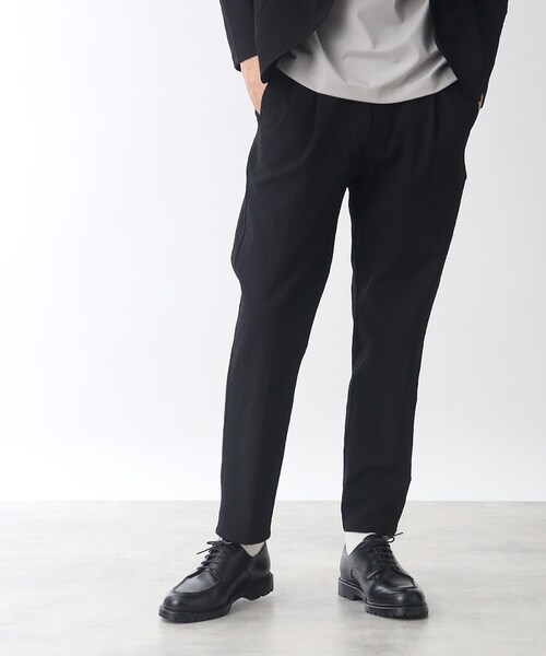 THE SHOP TK 未使用に近い美品　L シアサッカー　洗える　ストレッチ THE SHOP TK 未使用に近い美品 L シアサッカー 洗える
