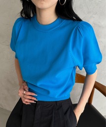 feepur | 【ハンドウォッシャブル/セットアップ可】ライトウェイトカラーパフニット(ニット/セーター)