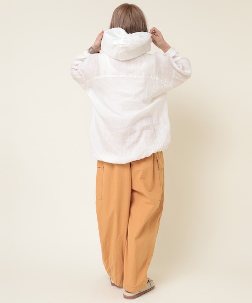 RNA-N（アールエヌエーエヌ）の「B2758 リネンライトアノラック（その他トップス・レディース・オフホワイト/グリーン/チャコール・MEDIUM）」の15枚目の写真