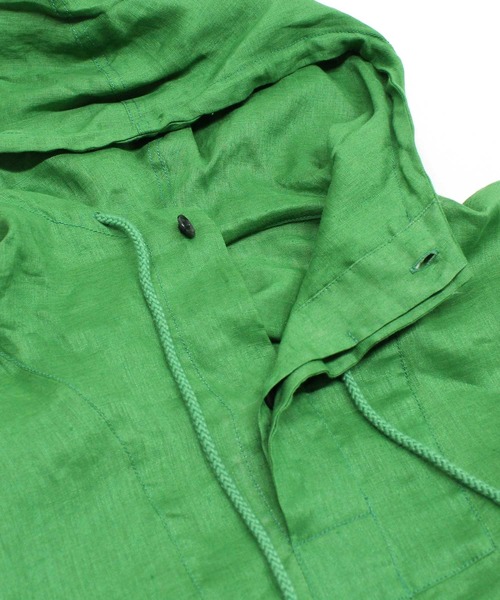 RNA-N（アールエヌエーエヌ）の「B2758 リネンライトアノラック（その他トップス・レディース・オフホワイト/グリーン/チャコール・MEDIUM）」の10枚目の写真