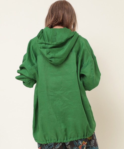 RNA-N（アールエヌエーエヌ）の「B2758 リネンライトアノラック（その他トップス・レディース・オフホワイト/グリーン/チャコール・MEDIUM）」の16枚目の写真