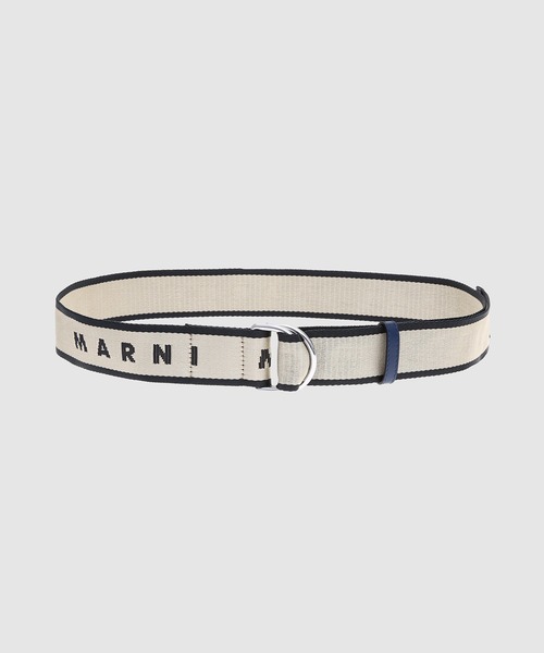 MARNI(マルニ)の「BELT / MARNIロゴベルト(ベルト・メンズ・ホワイト系その他・ONE SIZE)」の1枚目の写真