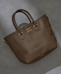 【YOUNG&OLSEN】EMBOSSED LEATHER D TOTE S