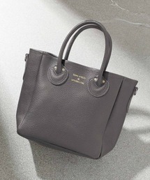 【YOUNG&OLSEN】EMBOSSED LEATHER D TOTE S