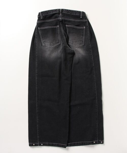 Y*i様 Chikashitsu + snap button wide deni Chikashitsu +（チカシツプラス）の「【Chikashitsu +】snap