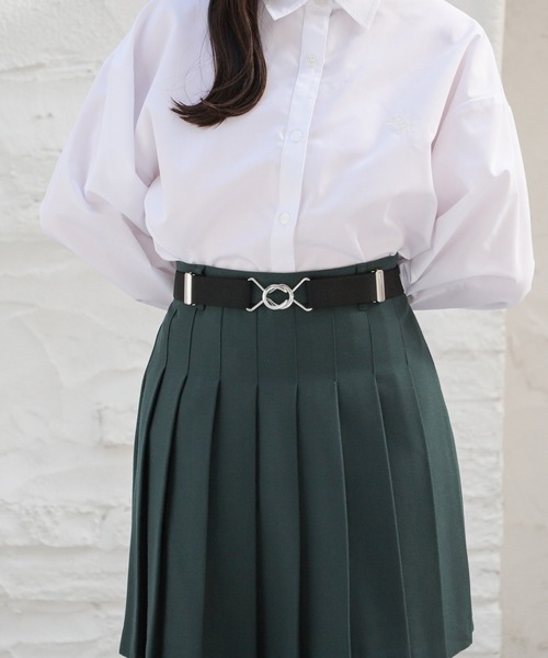 Honeys（ハニーズ）の「中太ゴムベルト（ベルト・レディース・ブラック系その他/ネイビー系/ブラック・FREE）」の5枚目の写真