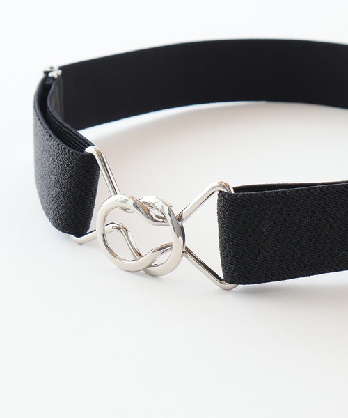 Honeys（ハニーズ）の「中太ゴムベルト（ベルト・レディース・ブラック系その他/ネイビー系/ブラック・FREE）」の12枚目の写真