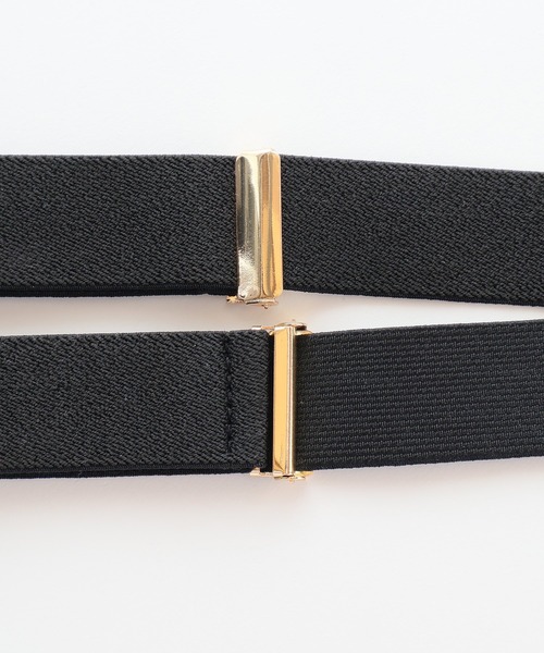 Honeys（ハニーズ）の「中太ゴムベルト（ベルト・レディース・ブラック系その他/ネイビー系/ブラック・FREE）」の8枚目の写真