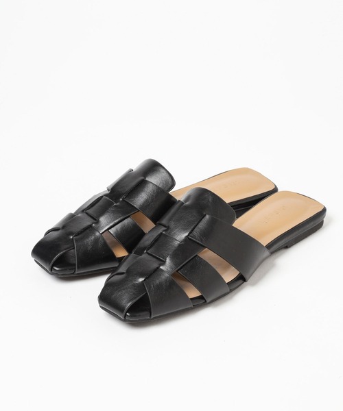 LEPSIM（レプシィム）の「グルカミュール　193868（サンダル・レディース・ブラック/アイボリー・MEDIUM/LARGE）」の6枚目の写真