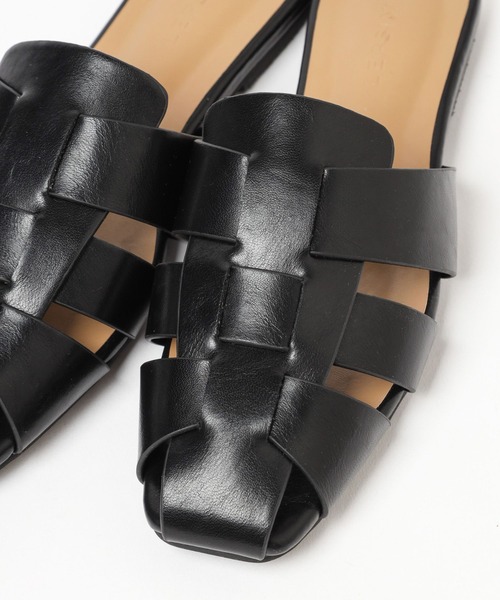 LEPSIM（レプシィム）の「グルカミュール　193868（サンダル・レディース・ブラック/アイボリー・MEDIUM/LARGE）」の12枚目の写真