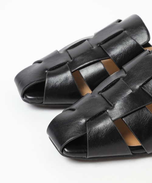 LEPSIM（レプシィム）の「グルカミュール　193868（サンダル・レディース・ブラック/アイボリー・MEDIUM/LARGE）」の15枚目の写真