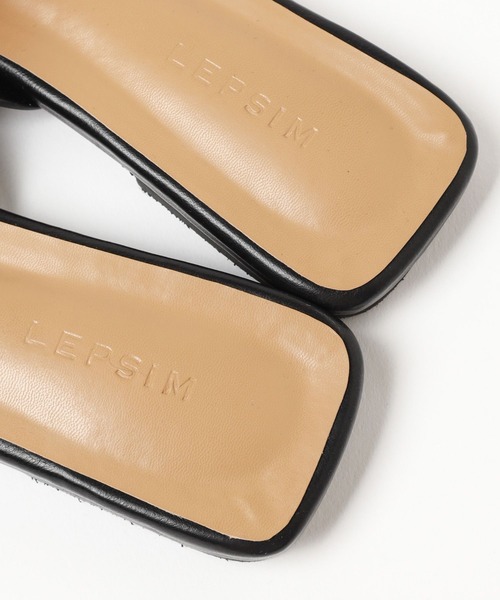 LEPSIM（レプシィム）の「グルカミュール　193868（サンダル・レディース・ブラック/アイボリー・MEDIUM/LARGE）」の17枚目の写真