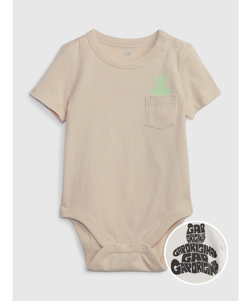 GAP（ギャップ）の「ブラナンベア ポケット ボディシャツ (ベビー)（ロンパース・キッズ・アイボリー/レッド/ブルー/ブラック/ピンク/ホワイト・0-3M/12-18M/18-24M/3-6M/6-12M）」の15枚目の写真