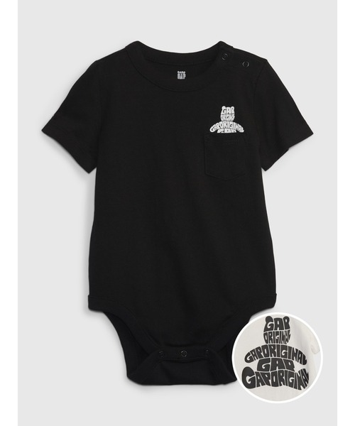 GAP（ギャップ）の「ブラナンベア ポケット ボディシャツ (ベビー)（ロンパース・キッズ・アイボリー/レッド/ブルー/ブラック/ピンク/ホワイト・0-3M/12-18M/18-24M/3-6M/6-12M）」の16枚目の写真