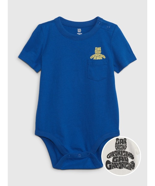 GAP（ギャップ）の「ブラナンベア ポケット ボディシャツ (ベビー)（ロンパース・キッズ・アイボリー/レッド/ブルー/ブラック/ピンク/ホワイト・0-3M/12-18M/18-24M/3-6M/6-12M）」の17枚目の写真