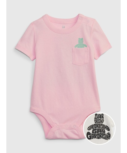 GAP（ギャップ）の「ブラナンベア ポケット ボディシャツ (ベビー)（ロンパース・キッズ・アイボリー/レッド/ブルー/ブラック/ピンク/ホワイト・0-3M/12-18M/18-24M/3-6M/6-12M）」の18枚目の写真