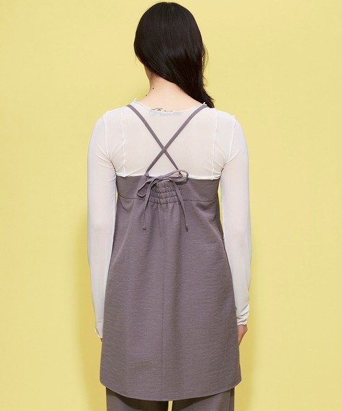 FOREVER 21（フォーエバー トゥエンティーワン）の「リネン混ミニキャミワンピース（ワンピース・レディース・ベージュ/グレー系その他4/オレンジ系その他5・SMALL/MEDIUM）」の13枚目の写真